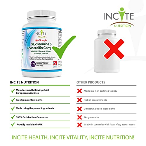 High Strength Joint Care: Glucosamine & Chondroitin 120 Capsules