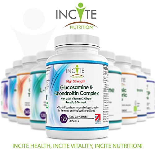 High Strength Joint Care: Glucosamine & Chondroitin 120 Capsules