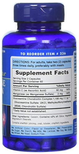 Puritan's Pride Glucosamine Chondroitin 120 Capsules