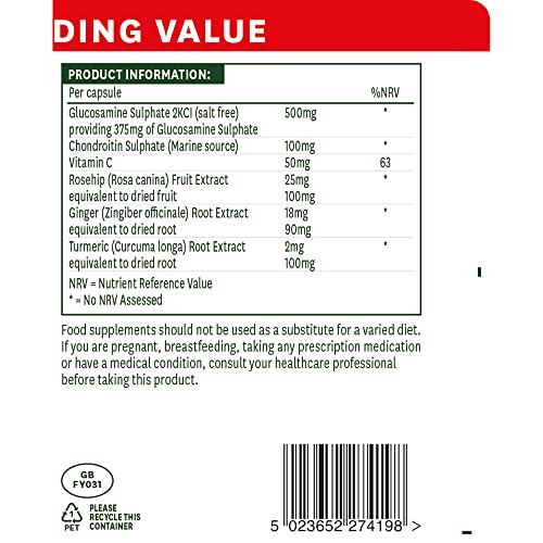 Nature's Aid Glucosamine and Chondroitin Formula