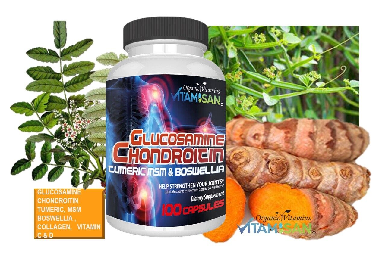 Glucosamine Chondroitin Turmeric Joint Support Capsules