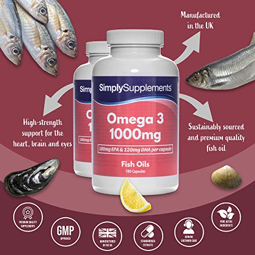 Omega 3 Fish Oil 1000mg - 360 Capsules