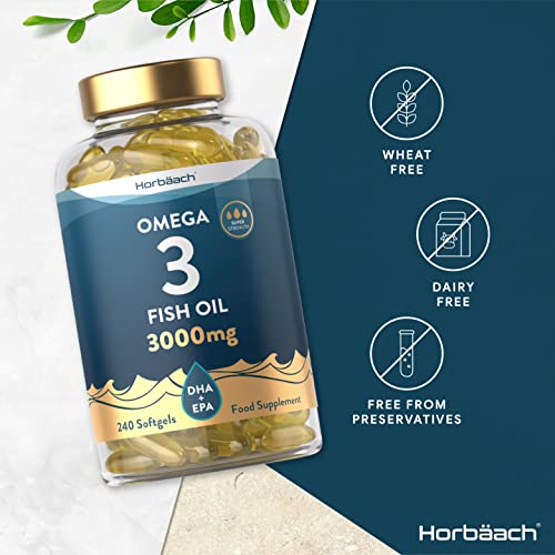 Omega 3 Fish Oil 3000mg - 240 Capsules