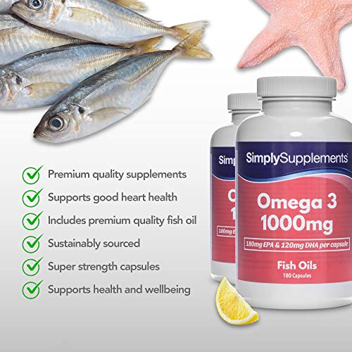 Omega 3 Fish Oil 1000mg - 360 Capsules