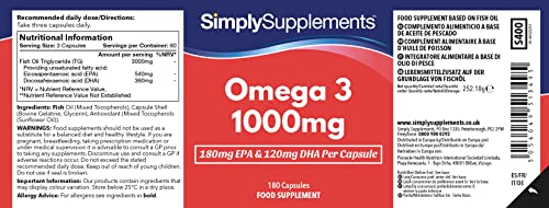 Omega 3 Fish Oil 1000mg - 360 Capsules