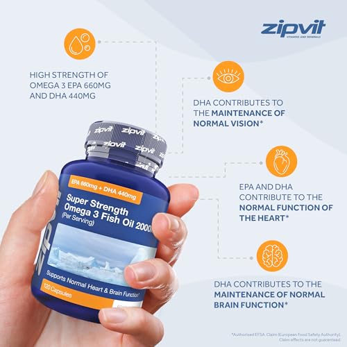 Zipvit Omega 3 Fish Oil 2000mg – 120 Capsules