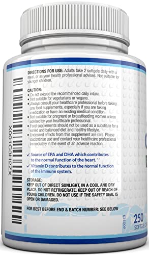 High-Strength Omega 3 Fish Oil & Vitamin D3