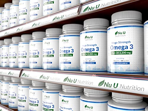High-Strength Omega 3 Fish Oil & Vitamin D3