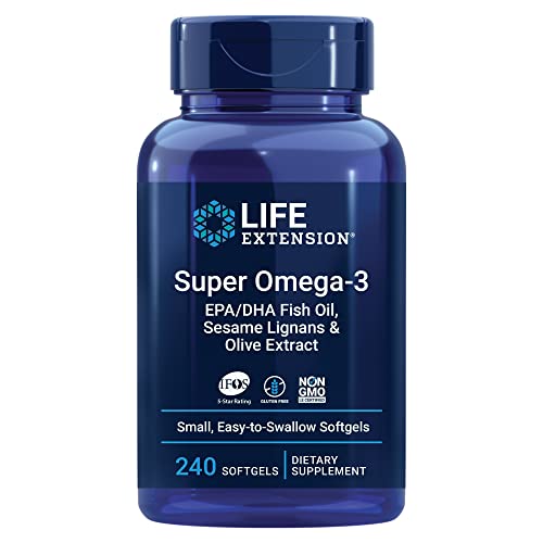 Life Extension Super Omega-3 Fish Oil Softgels