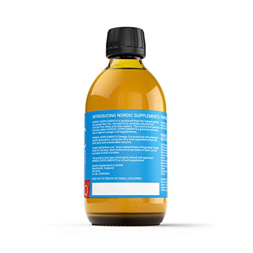 Nordic Supplements Omega 3 Fish Oil, Lemon Flavor