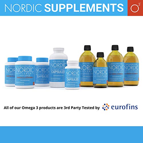 Nordic Supplements Omega 3 Fish Oil, Lemon Flavor