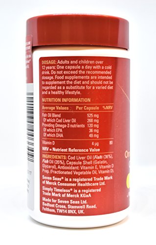 Seven Seas Cod Liver Oil - 120 Capsules