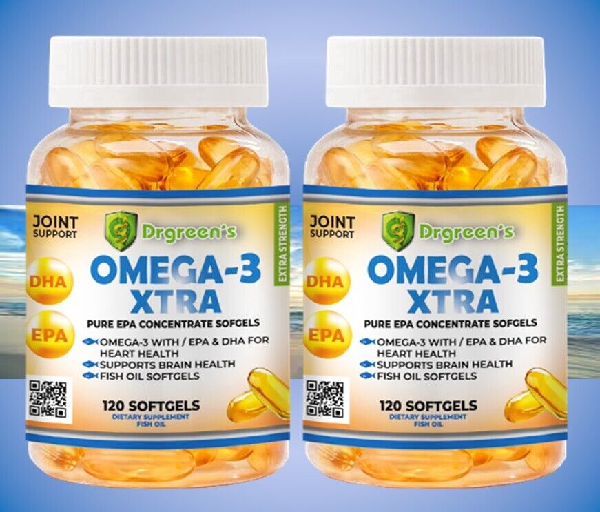 Triple Strength Omega 3 Fish Oil - 4 Month Supply