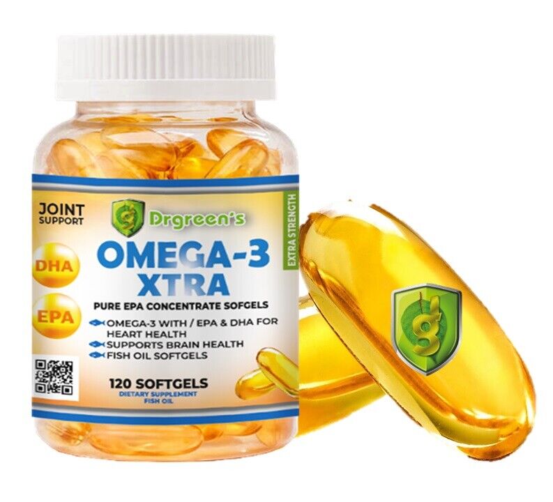 Triple Strength Omega 3 Fish Oil - 4 Month Supply