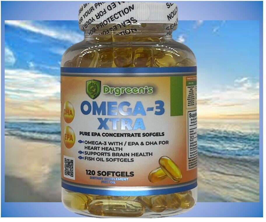 Triple Strength Omega 3 Fish Oil - 4 Month Supply
