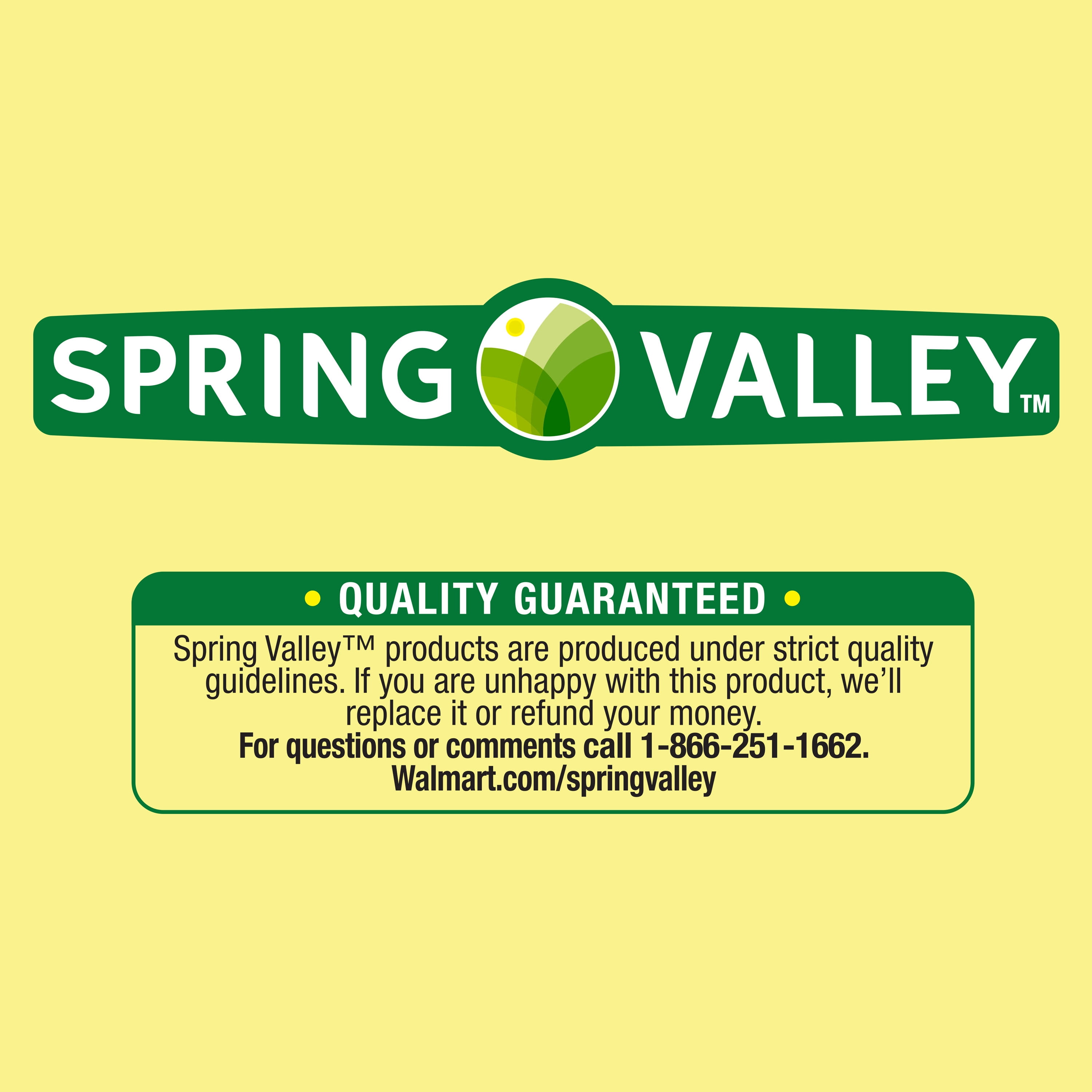 Spring Valley Omega-3 Fish Oil Softgels, 2000mg