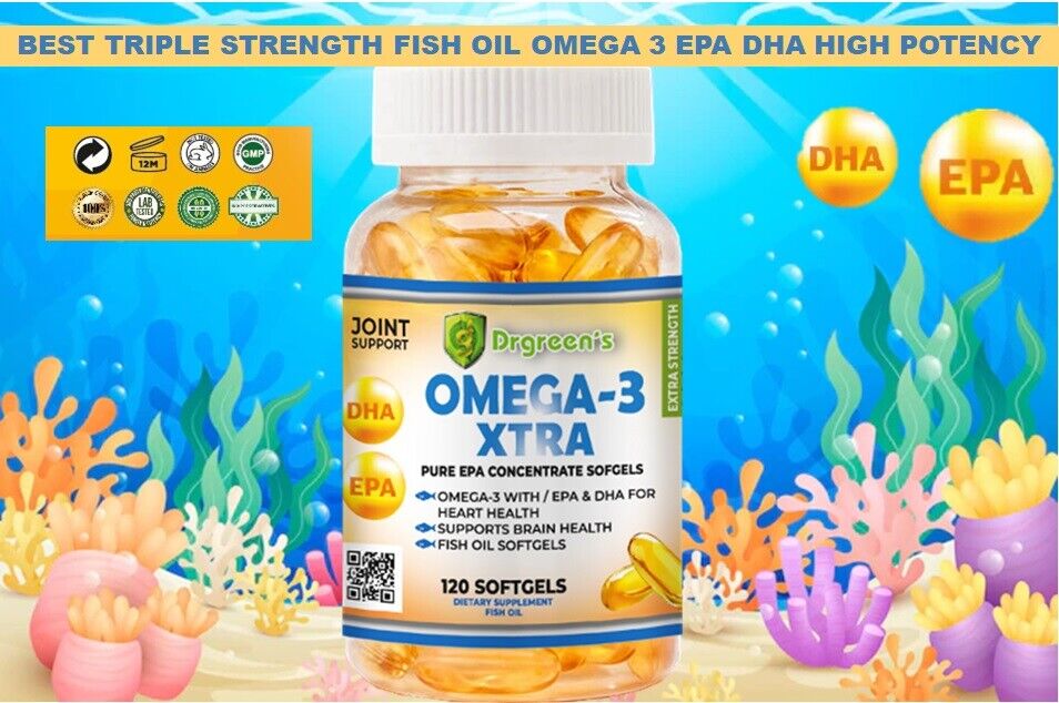Ultra Pure Omega 3 Fish Oil 2600mg for Joints