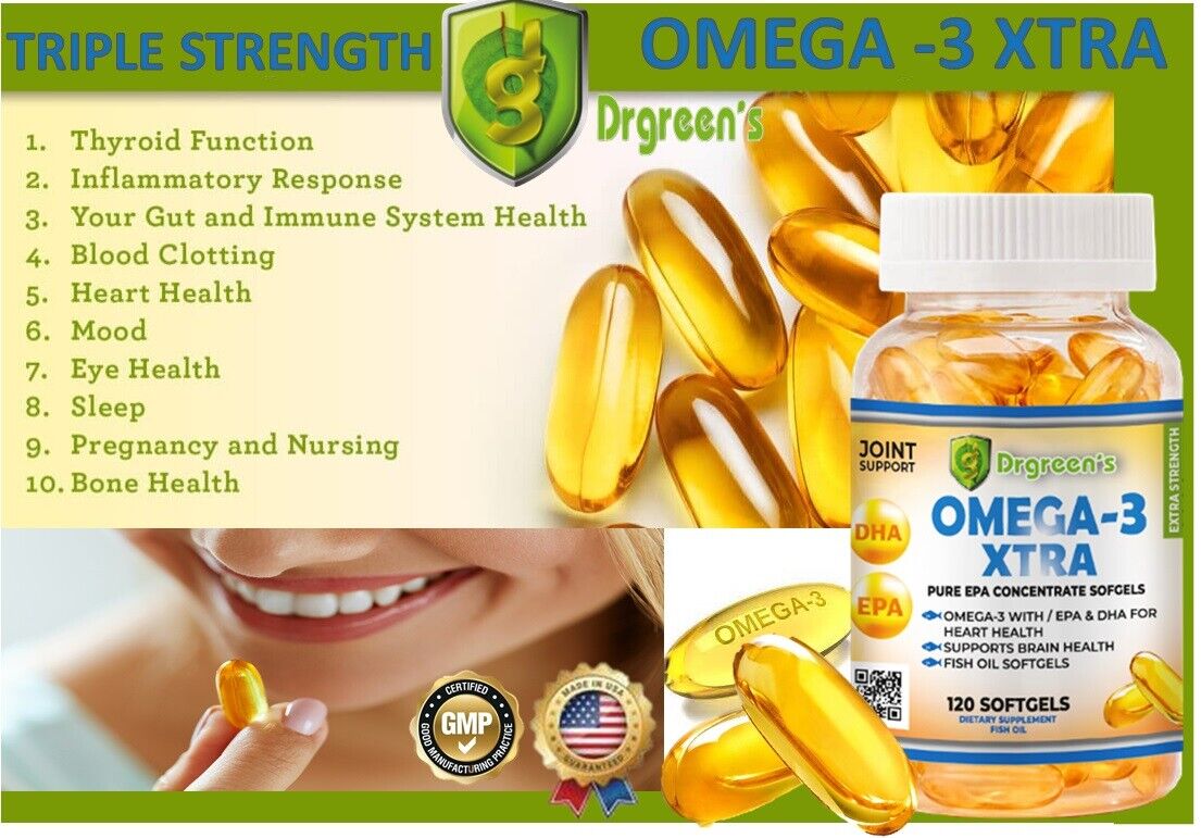 Ultra Pure Omega 3 Fish Oil 2600mg for Joints