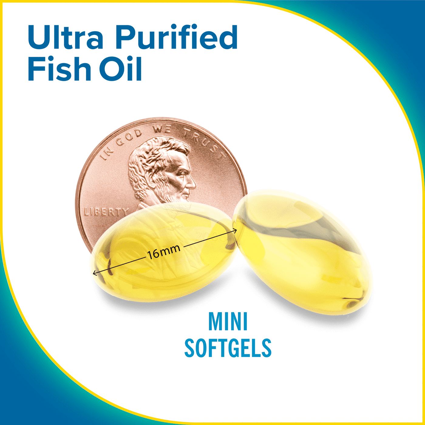Qunol Mini Omega-3 Fish Oil for Heart Health