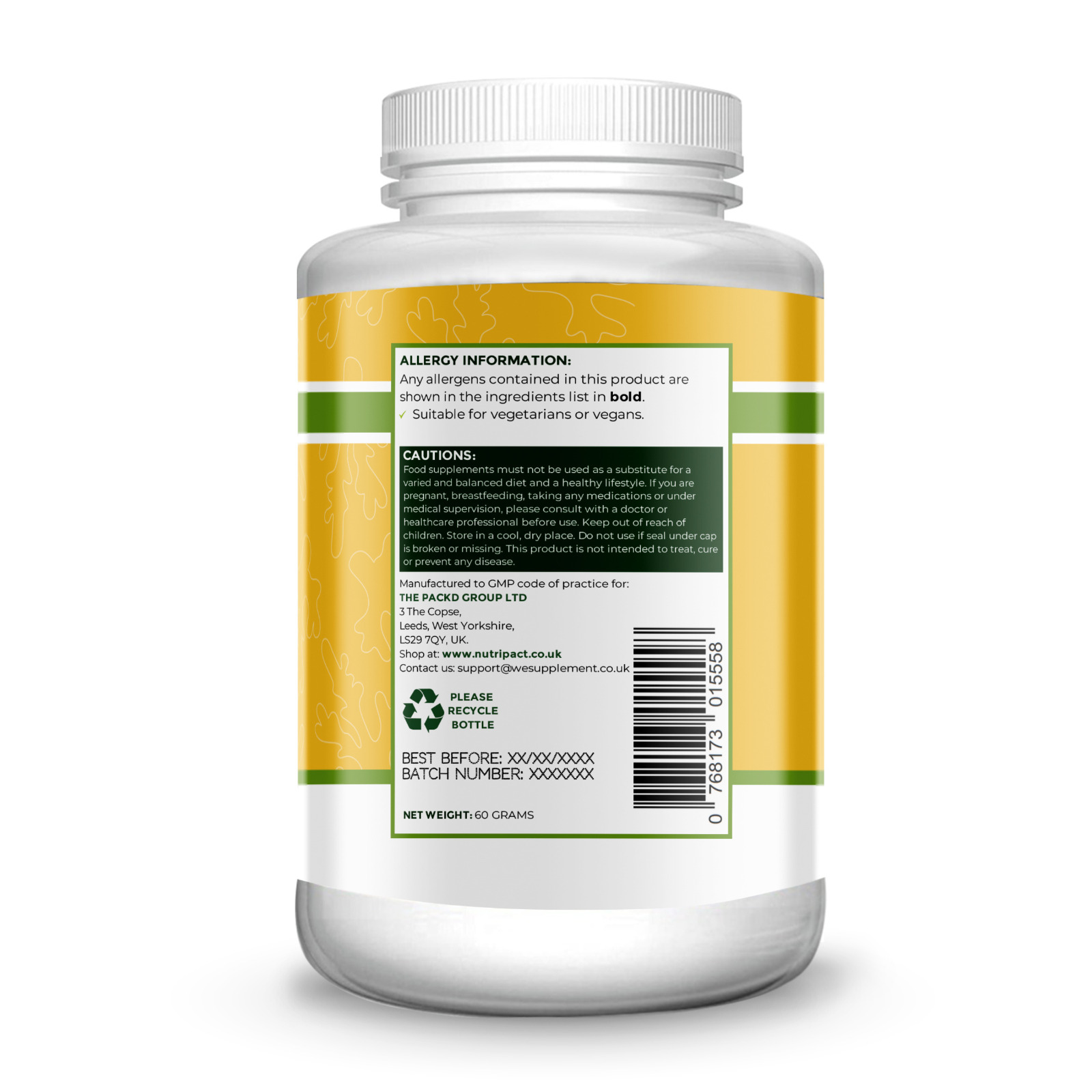 Vegan Omega 3 Algae Oil - 1000mg DHA