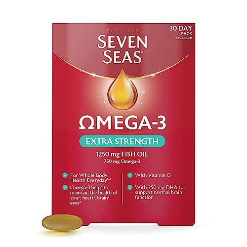 Seven Seas Extra Strength Omega-3 Fish Oil Tablets