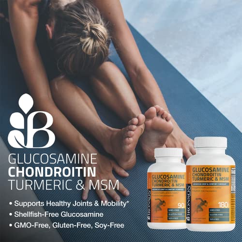 Bronson Glucosamine Chondroitin Turmeric Joint Support 90 Caps