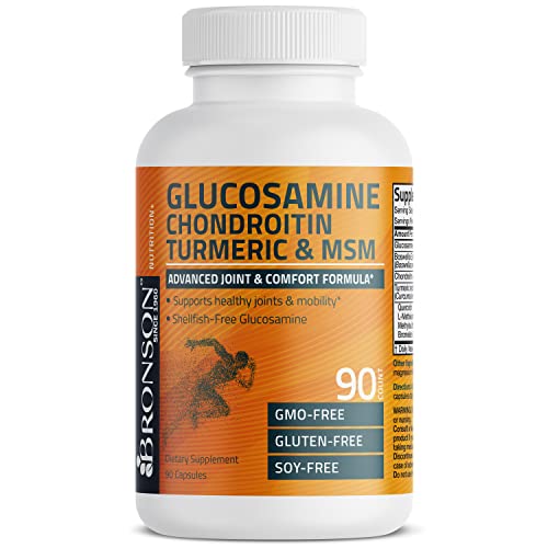 Bronson Glucosamine Chondroitin Turmeric Joint Support 90 Caps