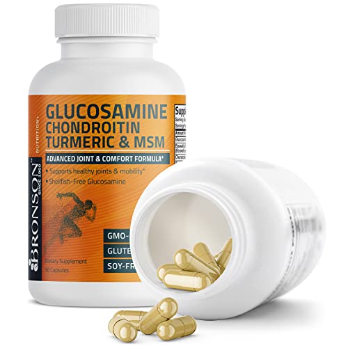 Bronson Glucosamine Chondroitin Turmeric Joint Support 90 Caps