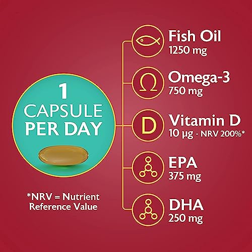 Seven Seas Extra Strength Omega-3 Fish Oil Tablets
