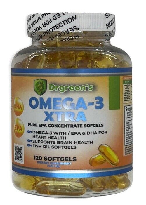 Triple Strength Omega 3 Fish Oil Capsules 2600mg