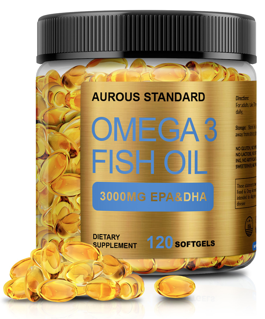 Triple Strength Omega 3 Fish Oil Softgels 3000mg