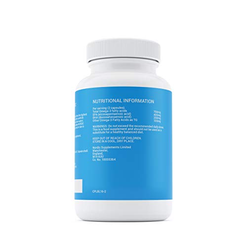 Nordic Supplements High Strength Omega 3 Fish Oil