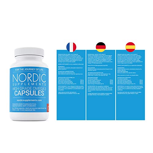 Nordic Supplements High Strength Omega 3 Fish Oil