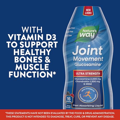 Nature's Way Berry Glucosamine Joint Liquid, 16 fl oz