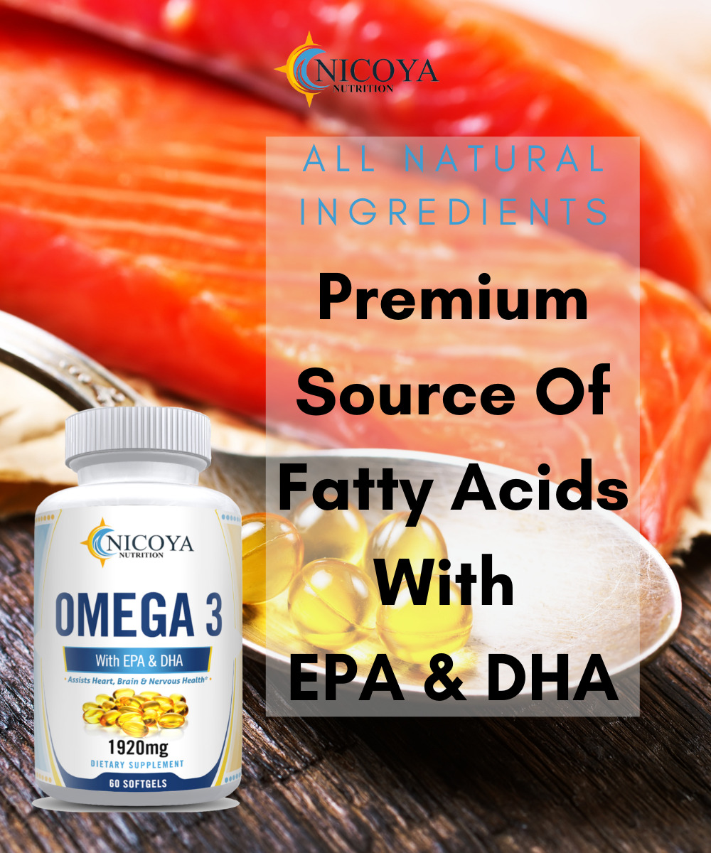 Triple Strength Omega 3 Fish Oil Capsules
