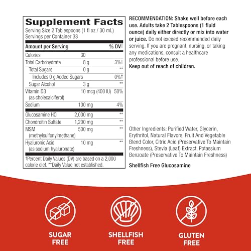 Nature's Way Berry Glucosamine Joint Liquid, 16 fl oz