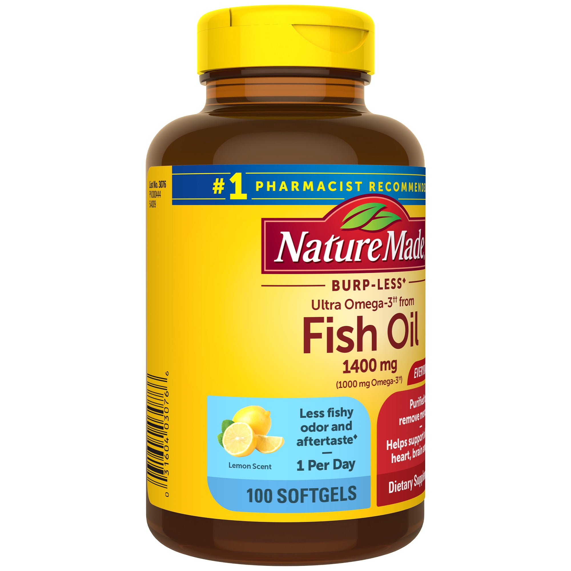 Nature Made Ultra Omega 3 Fish Oil Softgels