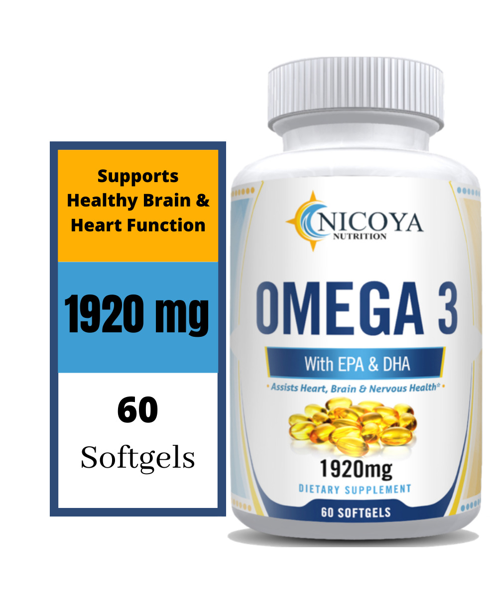 Triple Strength Omega 3 Fish Oil Capsules