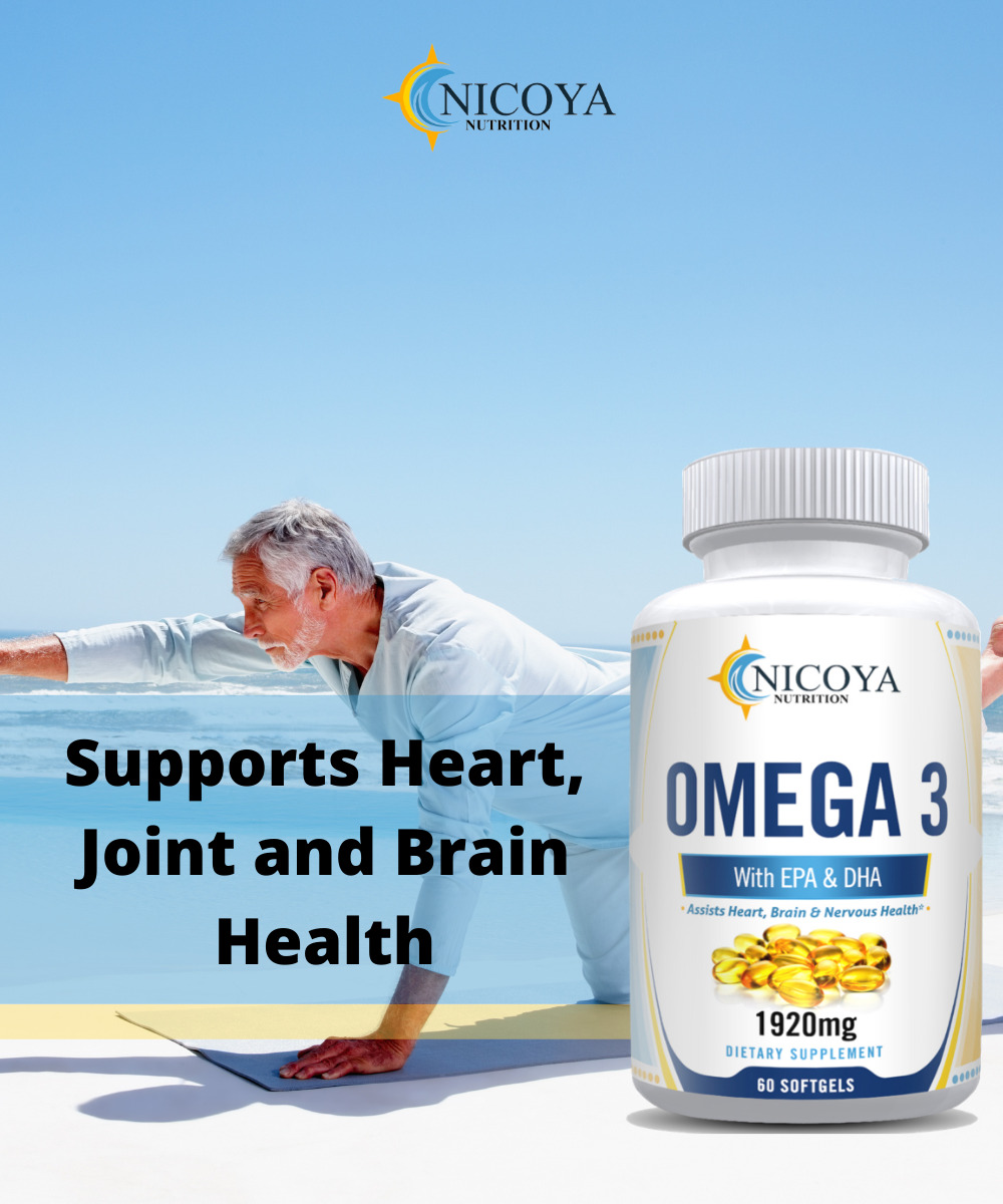 Triple Strength Omega 3 Fish Oil Capsules