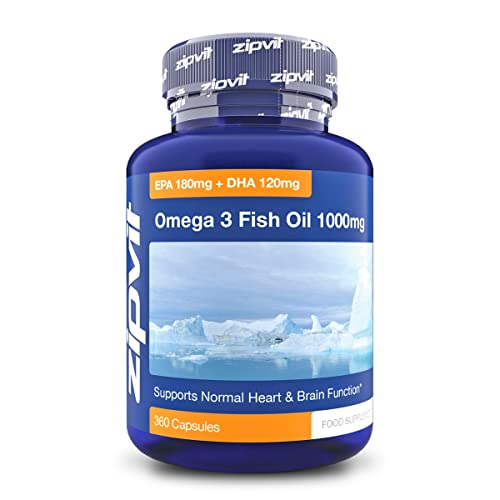 Omega 3 Fish Oil 1000mg - 360 Softgels
