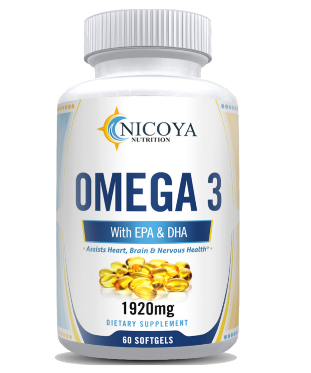 Triple Strength Omega 3 Fish Oil Capsules