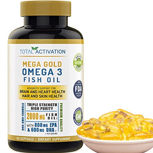 Max Strength Omega 3 Fish Oil with Vitamin E