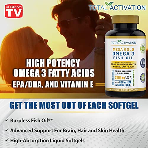 Max Strength Omega 3 Fish Oil with Vitamin E