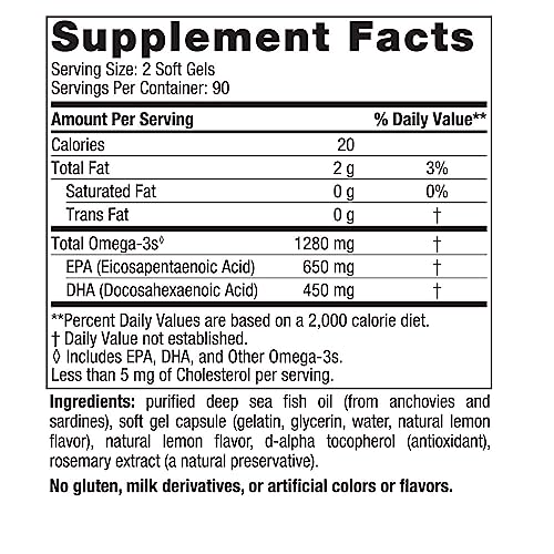 Nordic Naturals Lemon Ultimate Omega 1280 mg