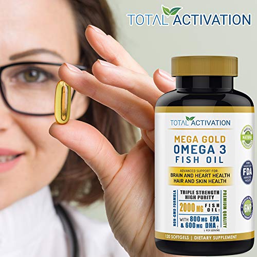 Max Strength Omega 3 Fish Oil with Vitamin E