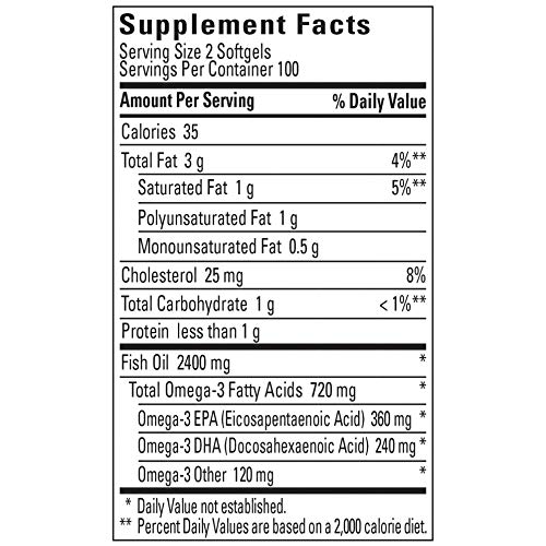 Nature Made Fish Oil 1200mg with Vitamin D Softgels