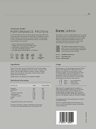 Vegan Protein Powder with Amino Acids - Chocolate Peanut