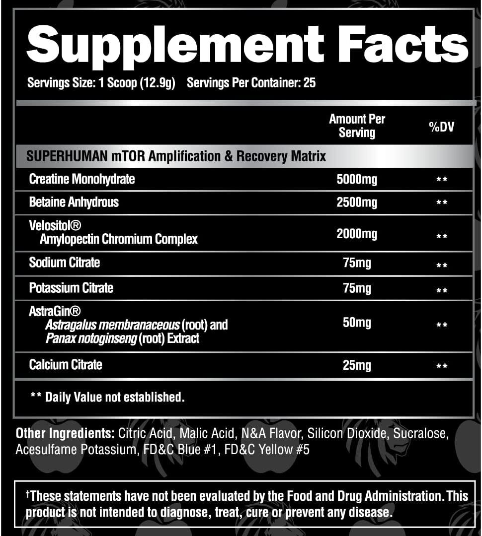 Alpha Lion Superhuman Post Workout Recovery Drink
