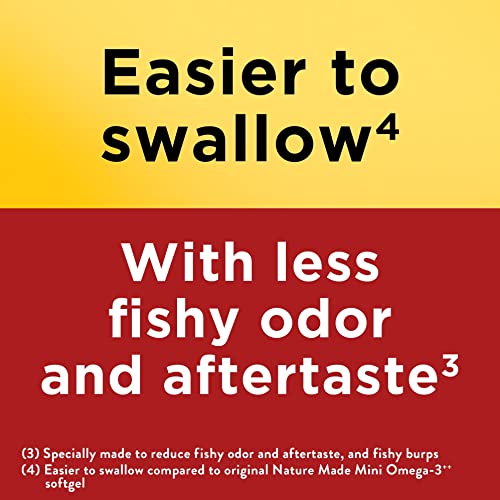 Nature Made Burp Less Omega 3 Fish Oil 1400 mg