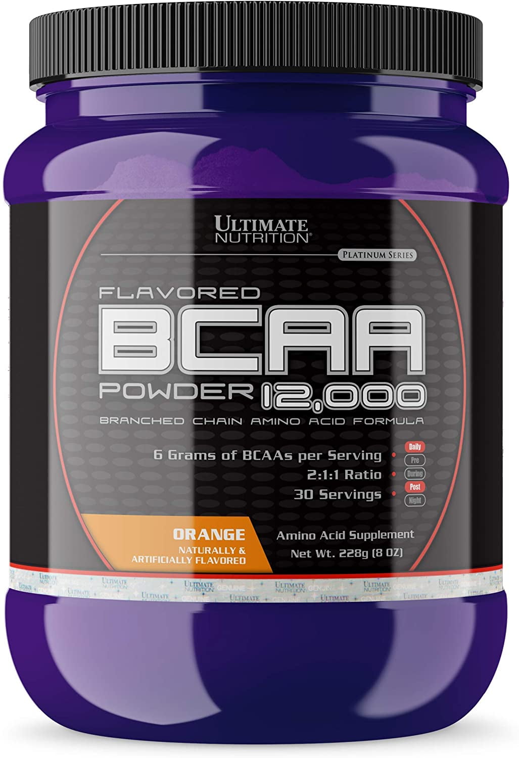 Ultimate Nutrition Orange BCAA Post Workout Powder 30 Servings